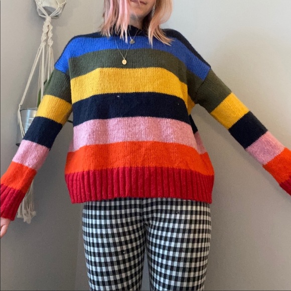 Urban Outfitters Sweaters - Urban Outfitters Rainbow Sweater🌈